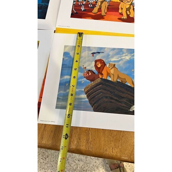 Disney The Lion King Lithograph Set of 4 Prints - Picture 6 of 7